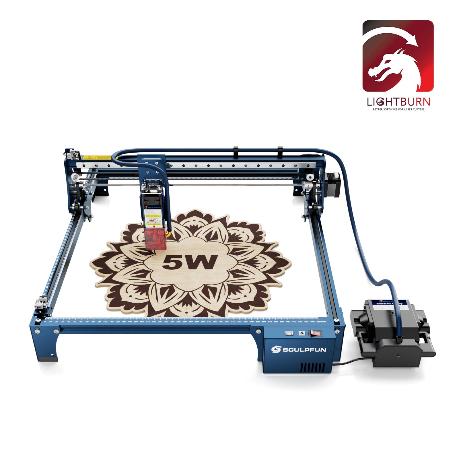 SCULPFUN S30 | Máquina de gravação a laser automática com